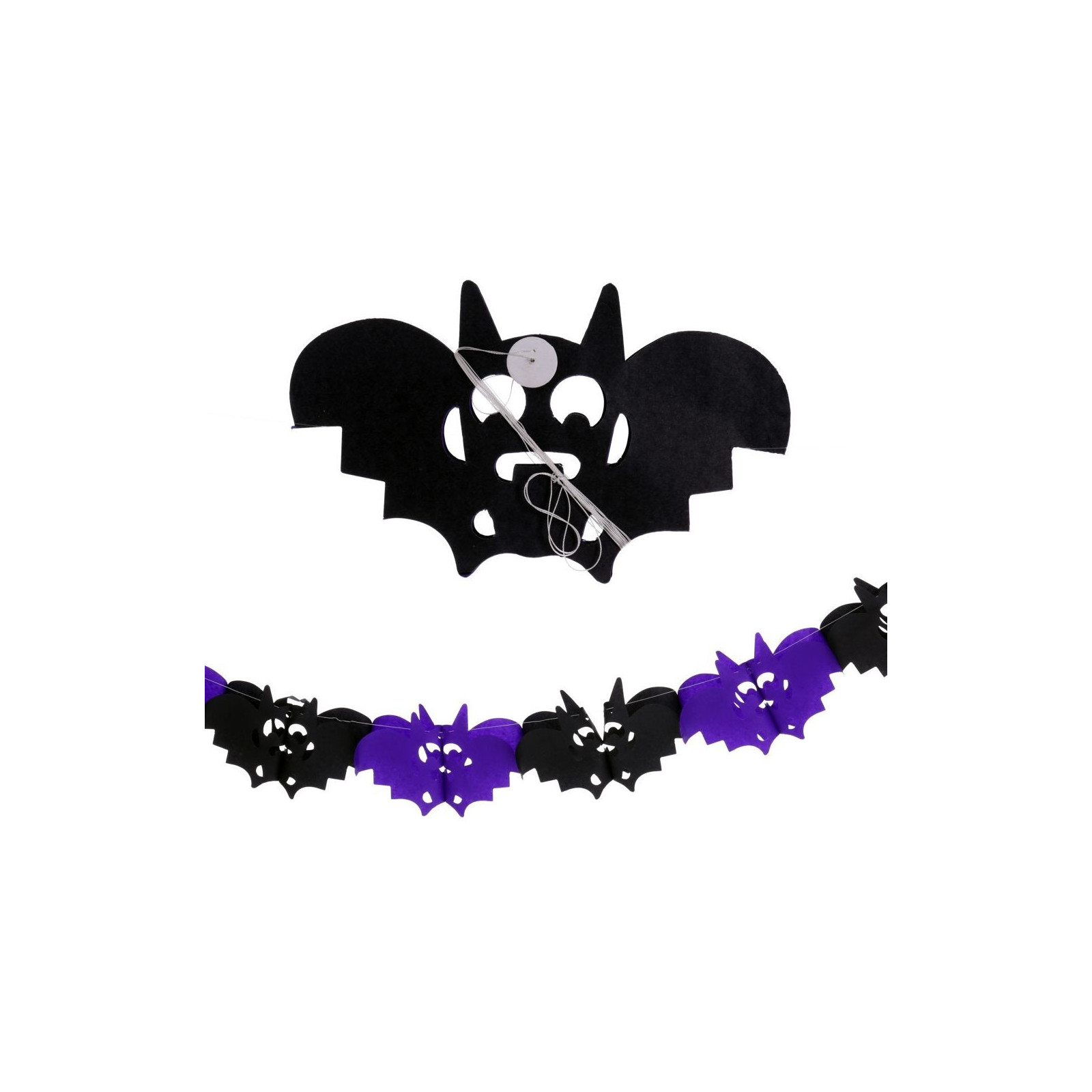 Guirlande chauve-souris en papier 400 cm
