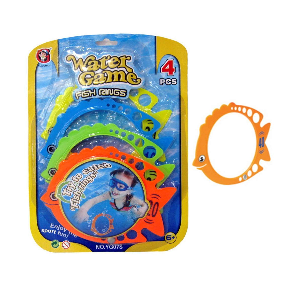 Lanceur de piscine en forme de poisson S 4