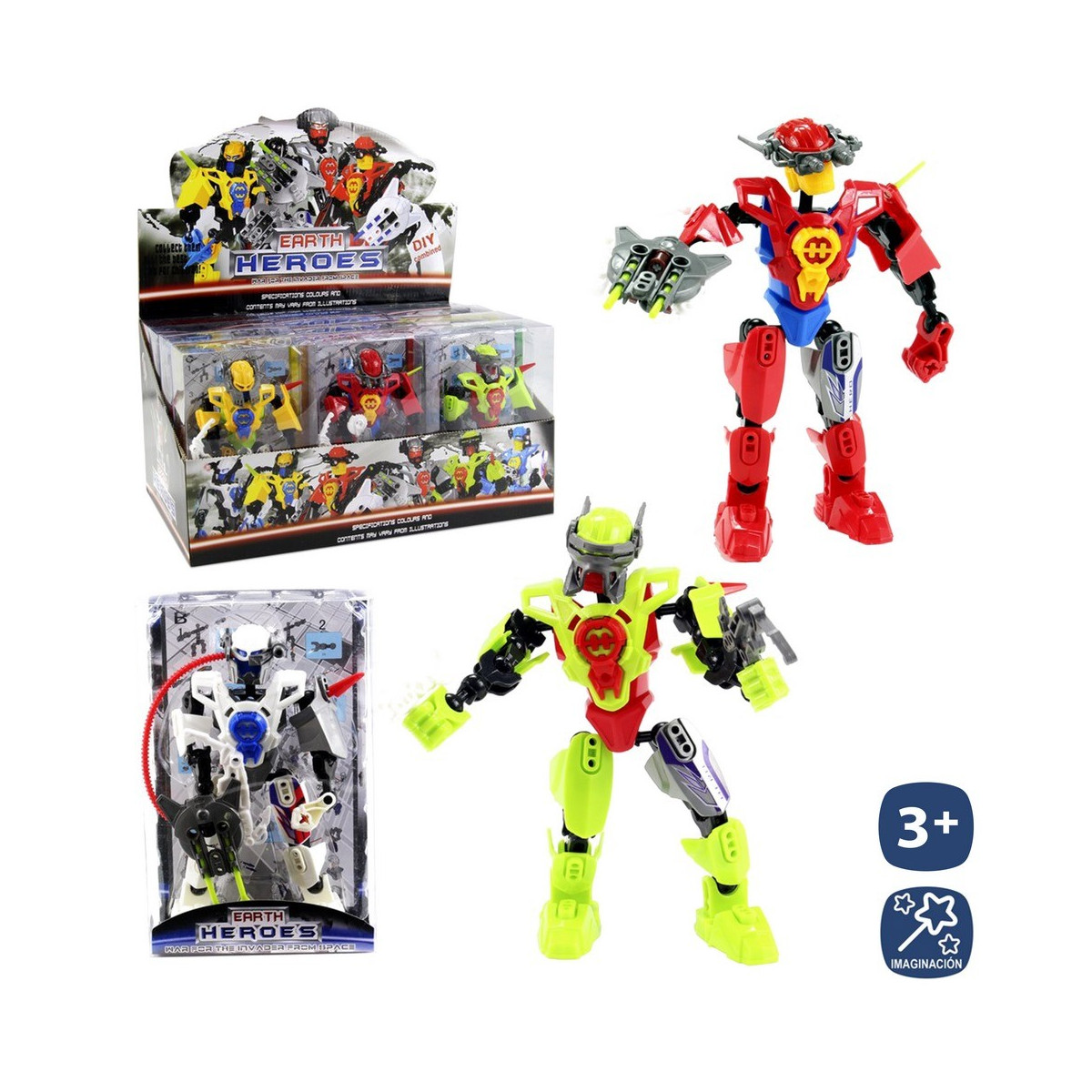 Robot articulé earth hero 6 m 19 cm