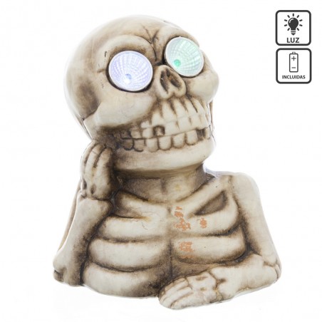 Squelette avec lumière led polyrésine 13 40 x 10 60 x 15 40 cm