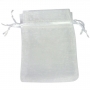 Organza Blanc Pas Cher Pochette Cadeau