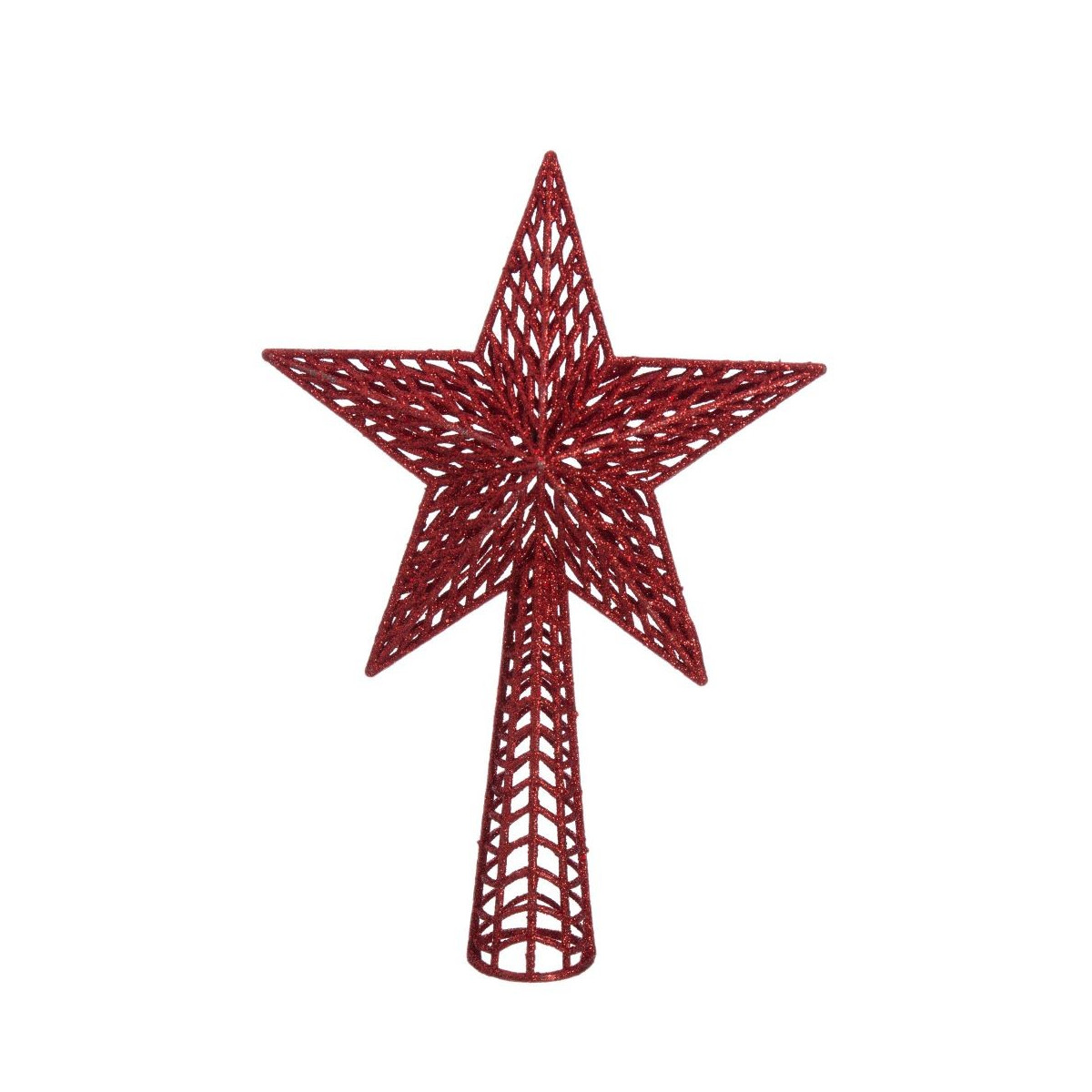 Terminal arbre plastique rouge 27 x 18 cm