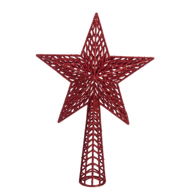 Terminal arbre plastique rouge 27 x 18 cm