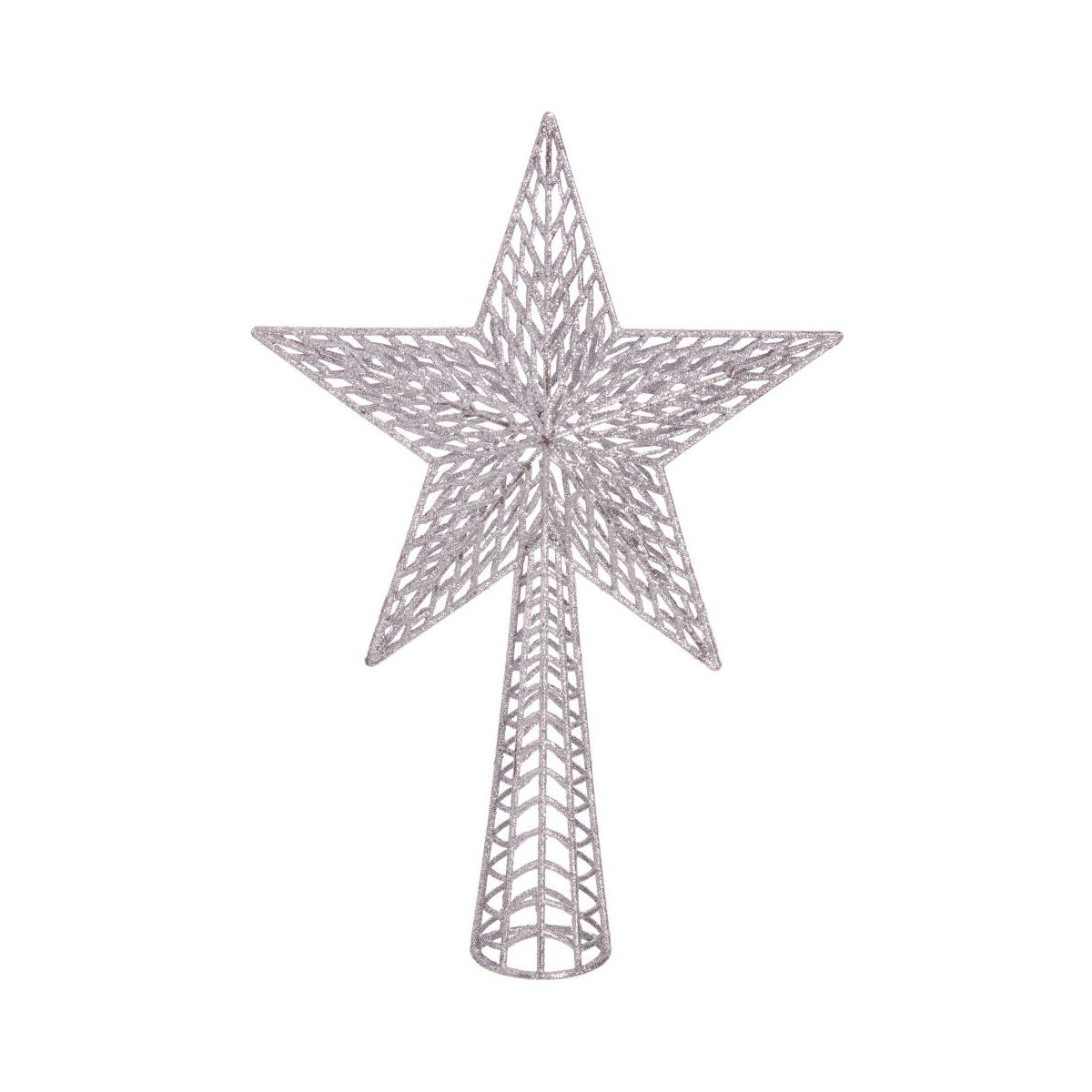 Terminal arbre plastique argent 37 x 25 cm