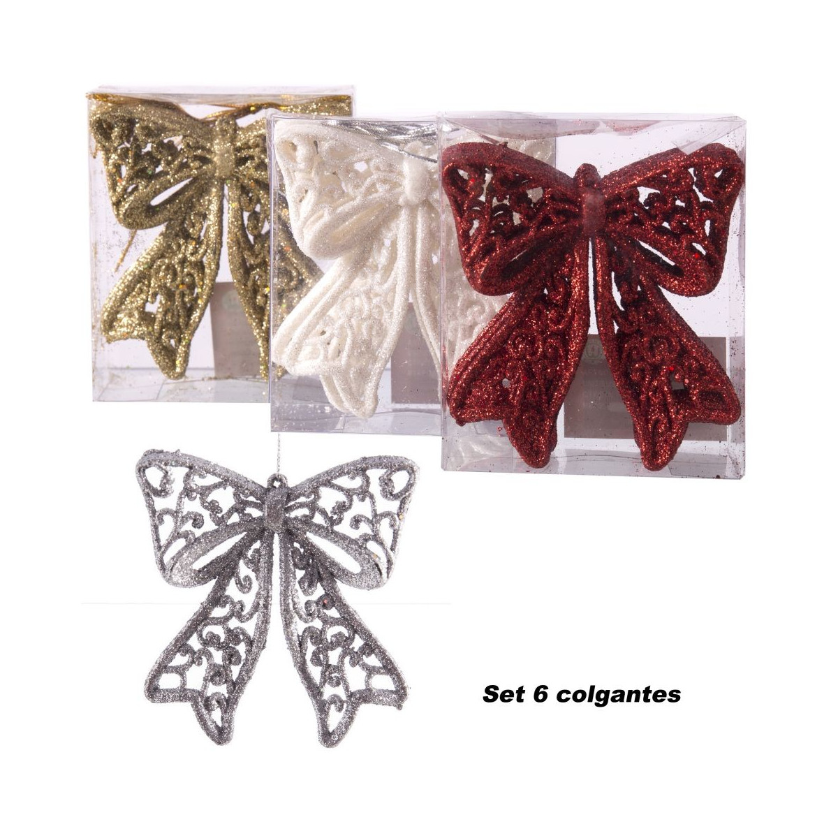 S 4 pendentif boucle plastique 4 c 9 x 9 cm