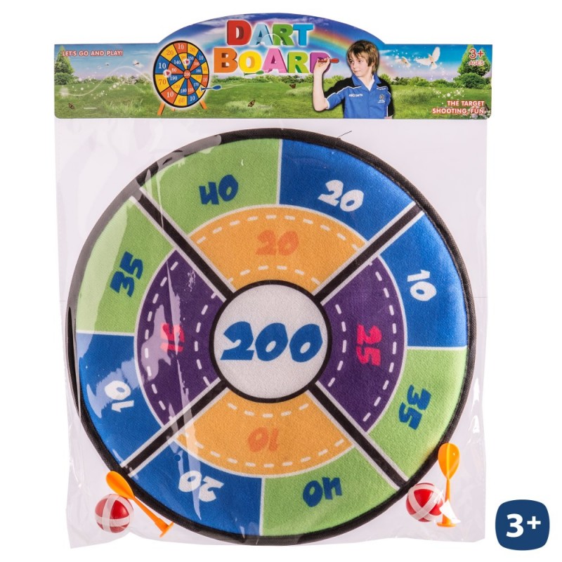 Cible velcro avec deux balles 36 cm