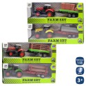 Tracteur avec remorque en métal 16 cm