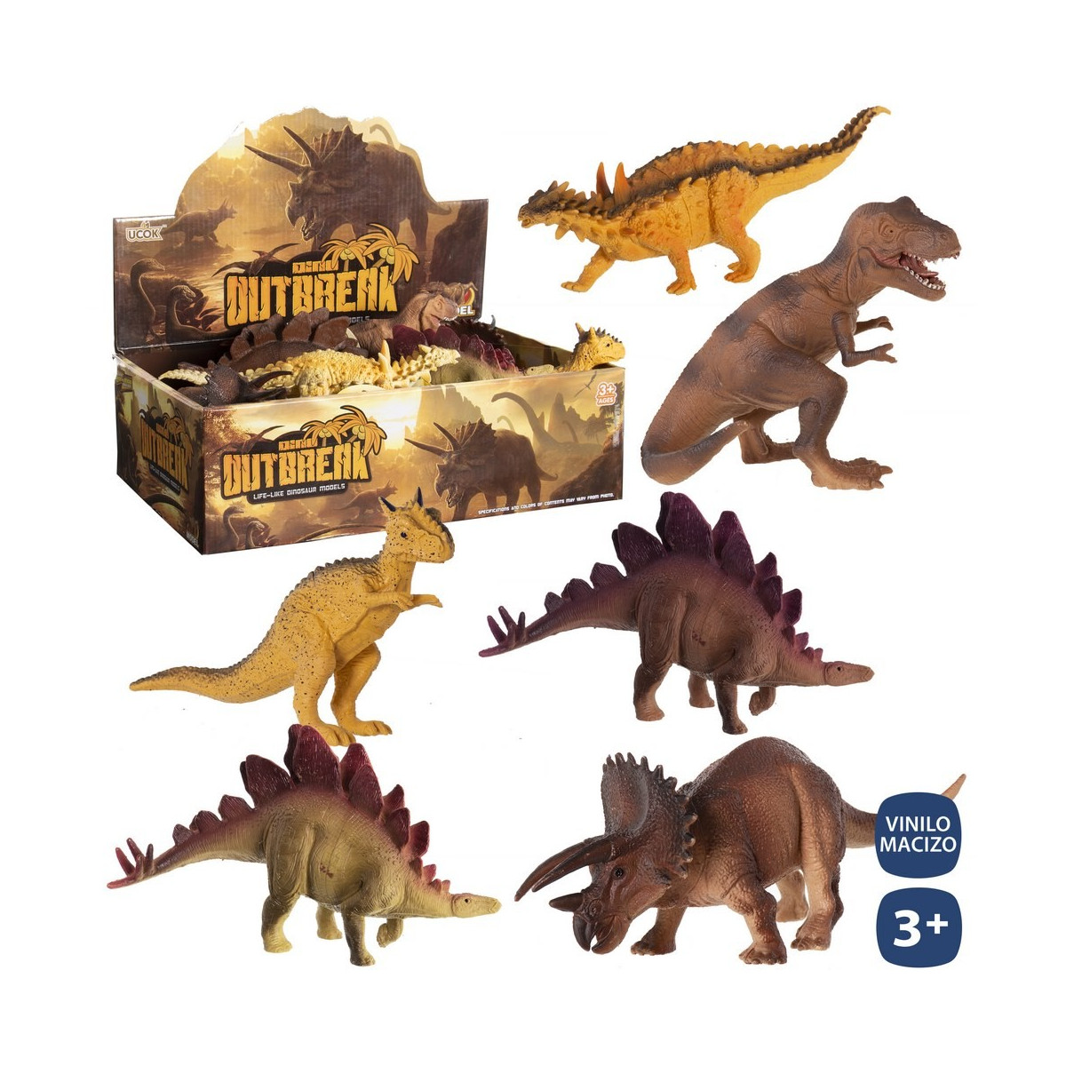 Dinosaure vinyle 6 m 18 cm