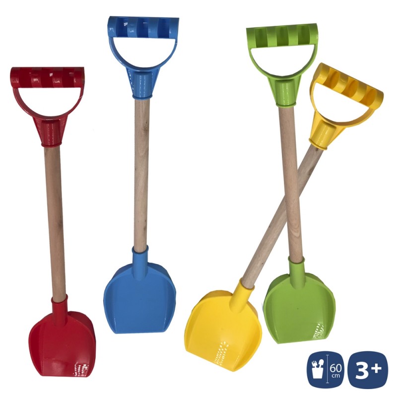 Pelle avec manche en bois 3 c 60 cm