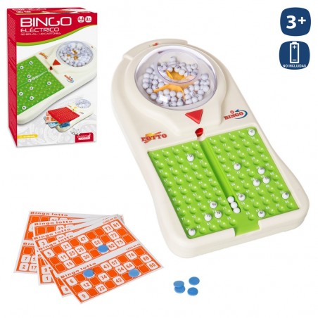 Bingo électrique 90 Boules 48 Cartes 36 Cm