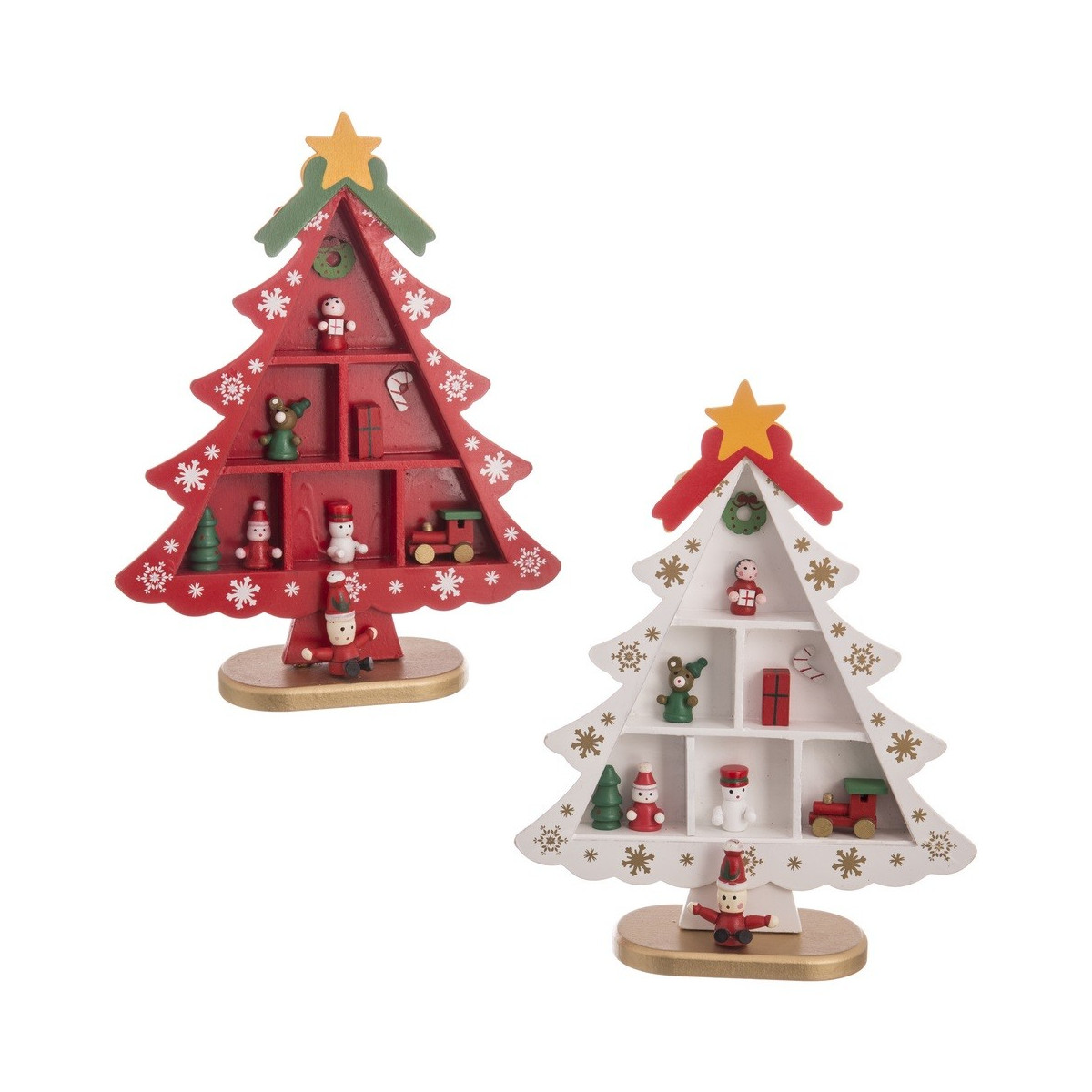 arbre maison mdf 2 c 23 x 18 x 4 cm