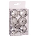S 6 cloche en métal argenté 4 x 4 x 4 cm