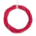 Bague en osier rouge 15 x 15 x 2 50 cm