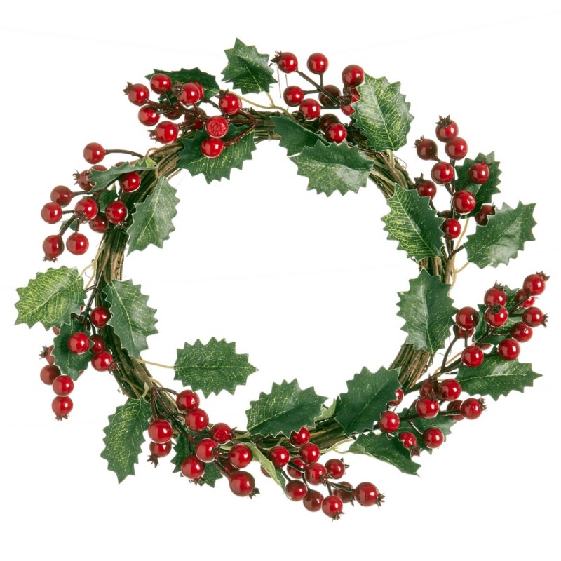 Couronne de houx 35 cm