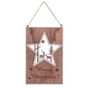 Pendentif étoile en bois