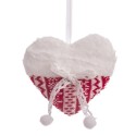 Pendentif cœur en polyfoam 13 cm