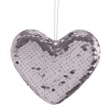Pendentif cœur argent 1 x 10 x 10 cm