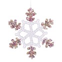 Pendentif étoile neige 20 cm
