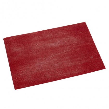 Dessous De Plat Rouge 40 X 27,50 Cm