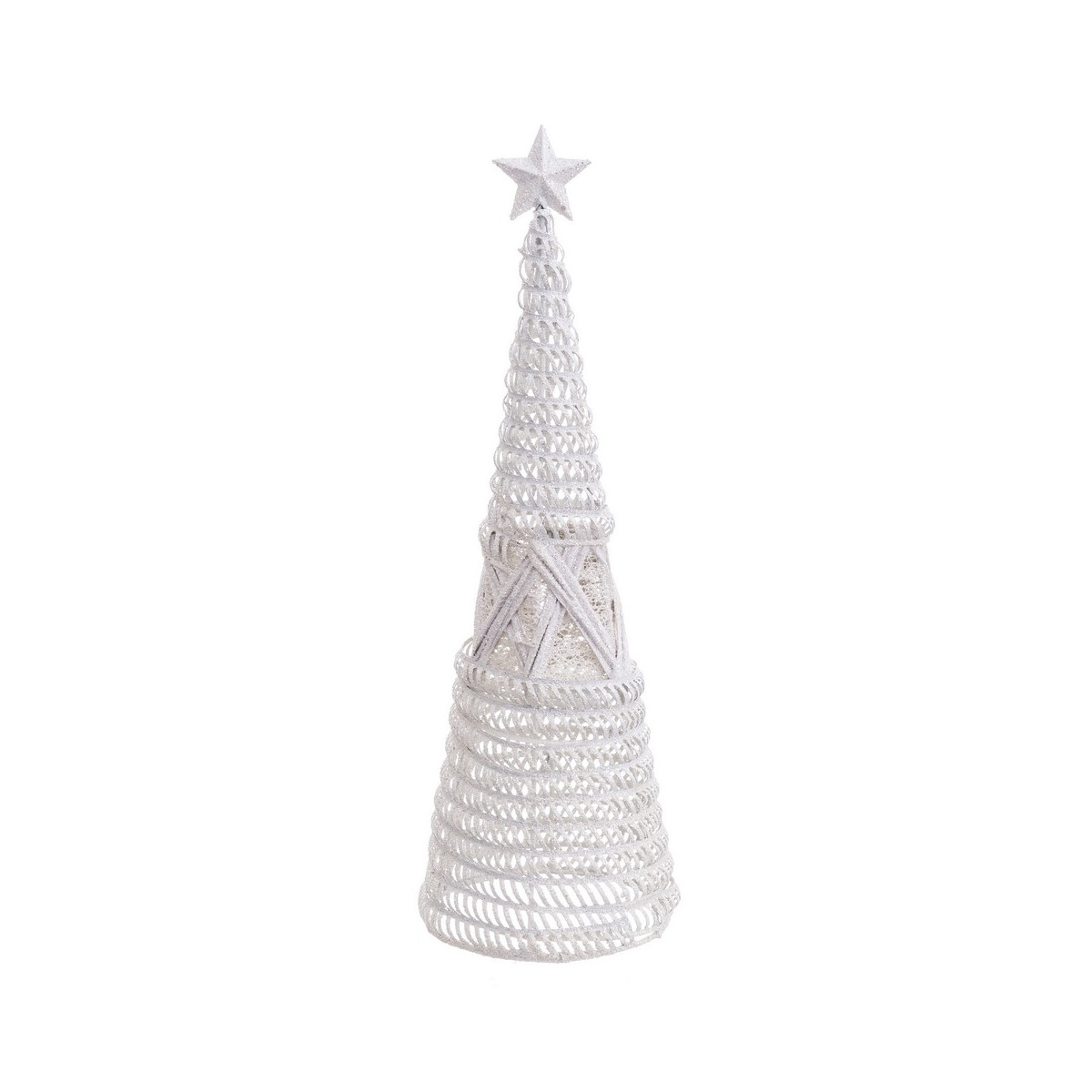 arbre blanc 14 x 14 x 40 cm