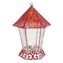 Lanterne avec lumière rouge 23 x 23 x 29 cm