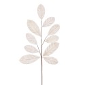 Branche 10 feuilles tissu ivoire 65 cm