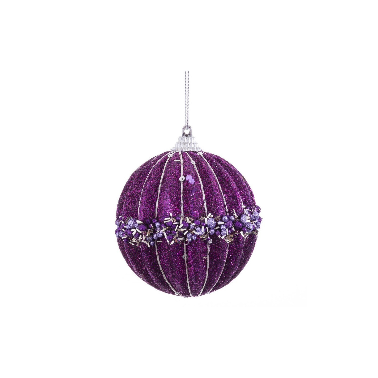 Pendentif boule en mousse 8 x 8 x 8 cm