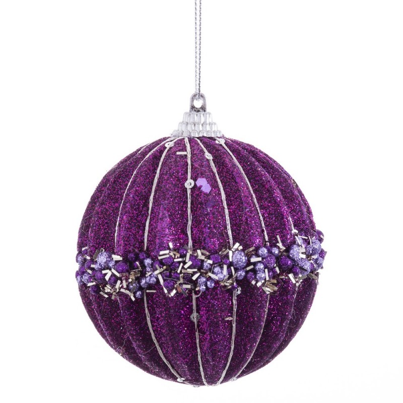 Pendentif boule en mousse 8 x 8 x 8 cm