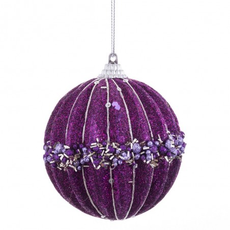 Pendentif boule en mousse 8 x 8 x 8 cm