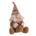 Père Noël assis tricoté 22 cm