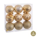 S 9 boules formes or 6 x 6 x 6 cm