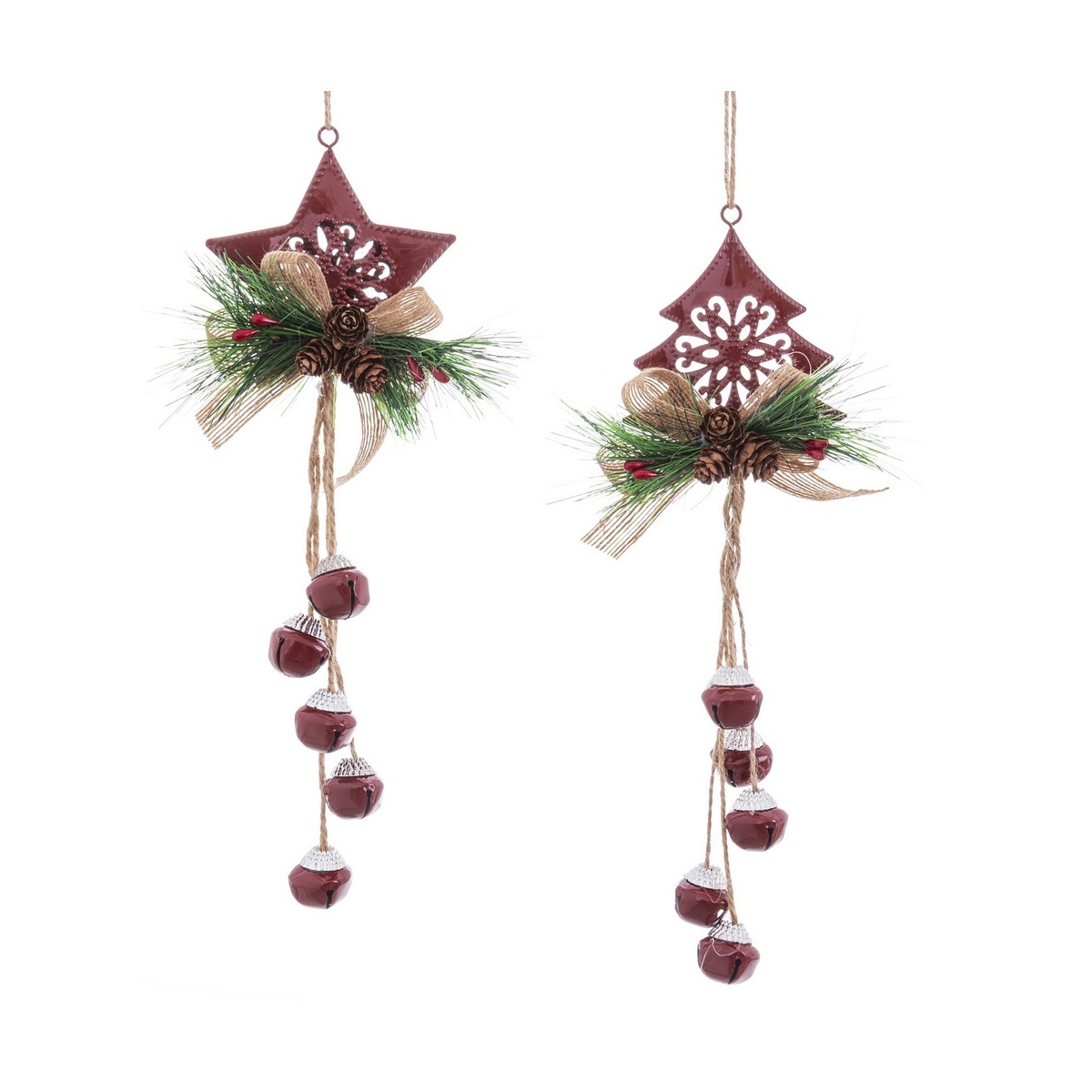 Pendentif 5 grelots 2 m 9 x 2 50 x 35 cm