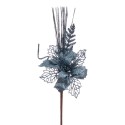 Choisissez poinsettia turquoise 35 cm