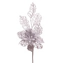 Choisissez poinsettia argent 33 cm