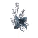 Choisir poinsettia turquoise 33 cm