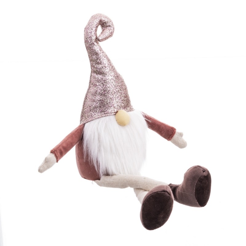 Père Noël assis tricoté 40 cm