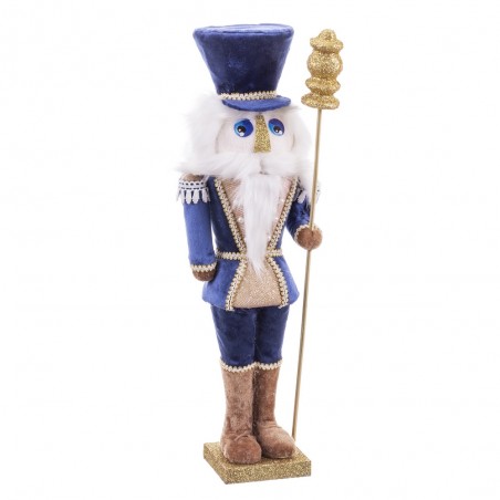 Soldat floqué mousse bleue 13 x 12 x 41 cm