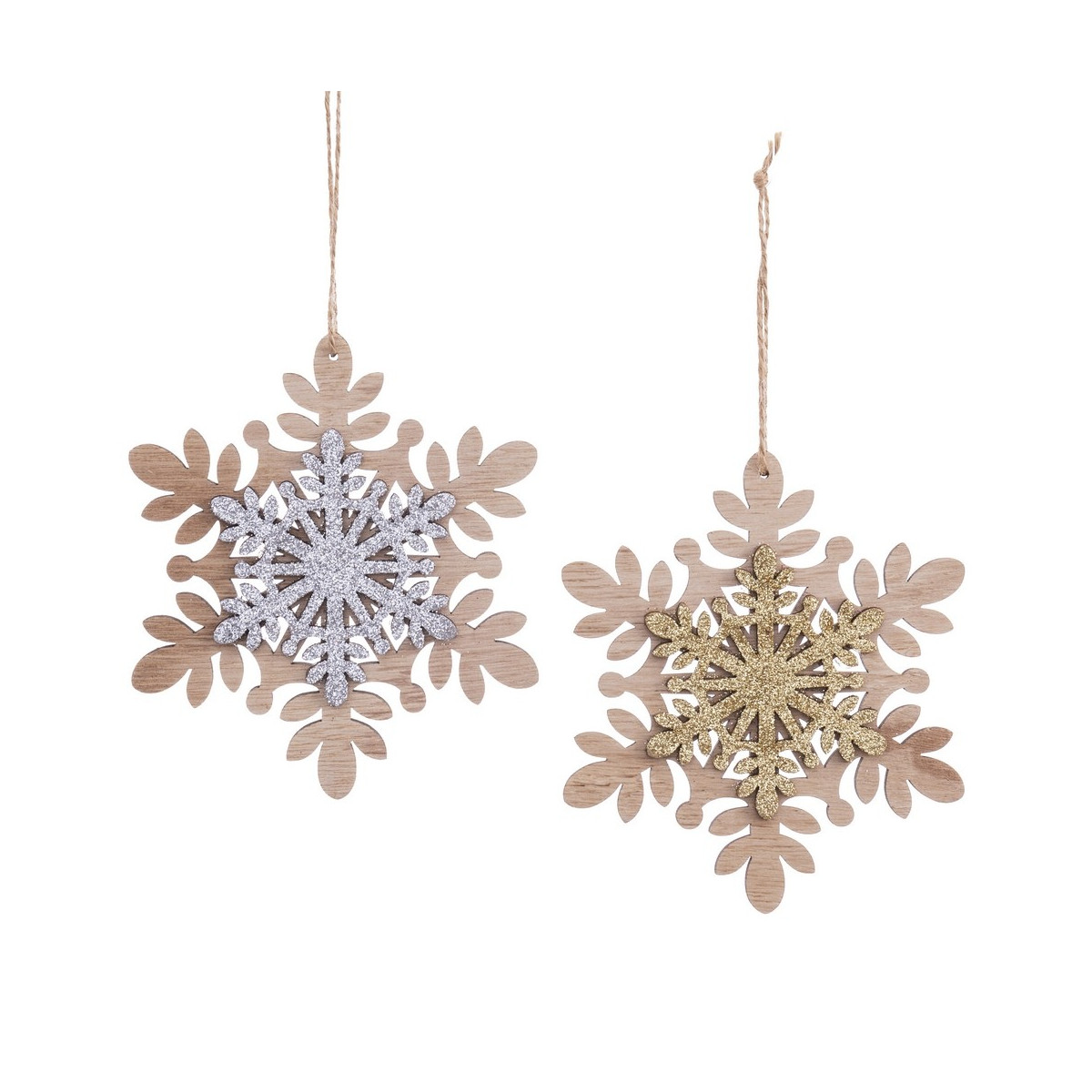 Pendentif étoile en bois