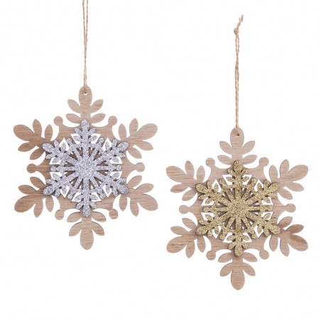 Pendentif étoile en bois