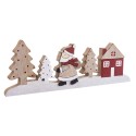Socle papa noël maison bois 1,80 x 28 x 10,50 cm