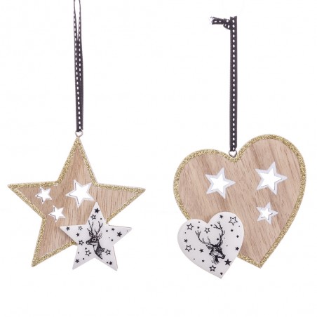 Pendentif chiffres avec diamants 2 m 20 x 11 x 1 cm