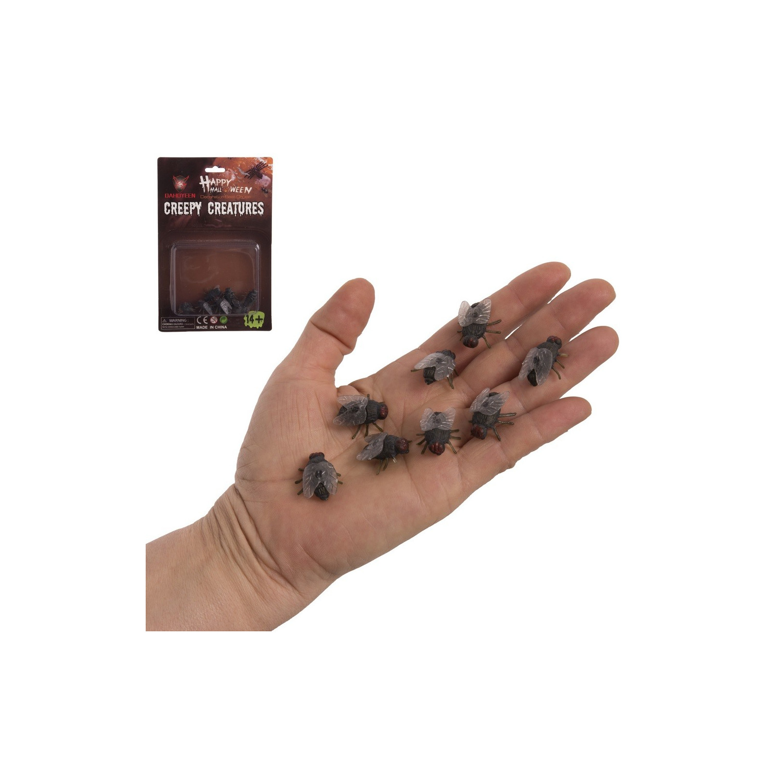 S 8 mouche pvc 2 x 1 cm