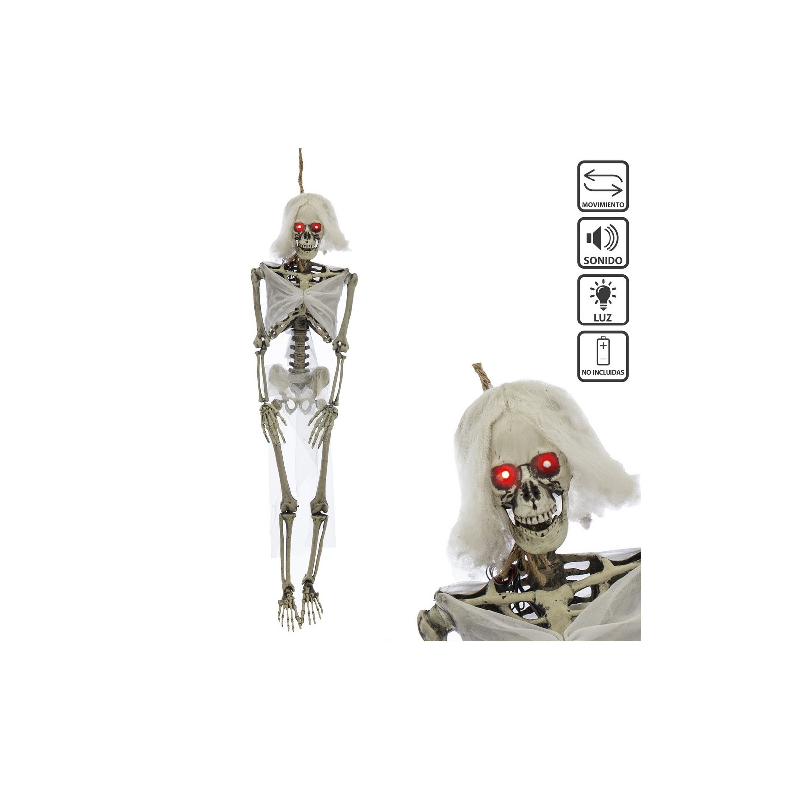 Squelette de mariée 25 x 13 x 100 cm