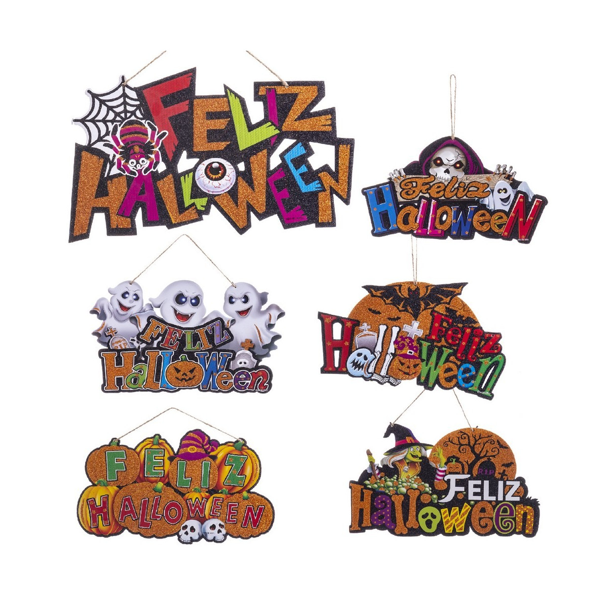 Affiche mousse joyeux halloween 6 m 37 x 0 50 x 20 cm