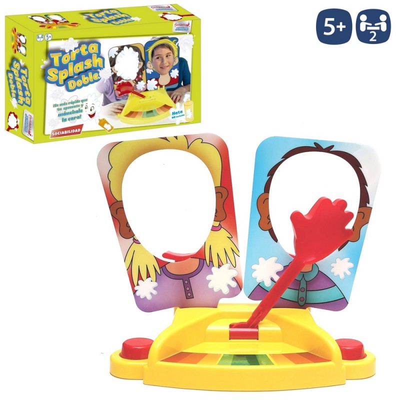 Jeu de gâteau éclaboussure double