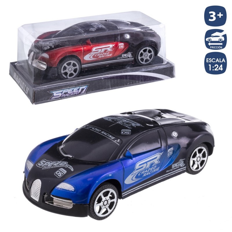 Voiture de sport friction 2 c 17 cm