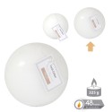 Bougie boule blanche parfumée 9 cm