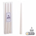 Bougie bougeoir s 3 nacrée blanche 1.80 x 25 cm