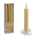 S 2 bougie candélabre or Noël