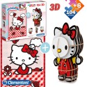 Puzzle 104 Pcs + Figurine 3d Hello Kitty